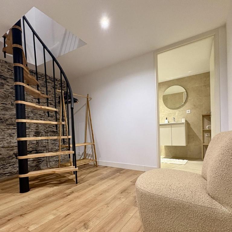 Suite élégante en souplex - Gare & centre à pied - Apartamento de 1 dormitorio - 23