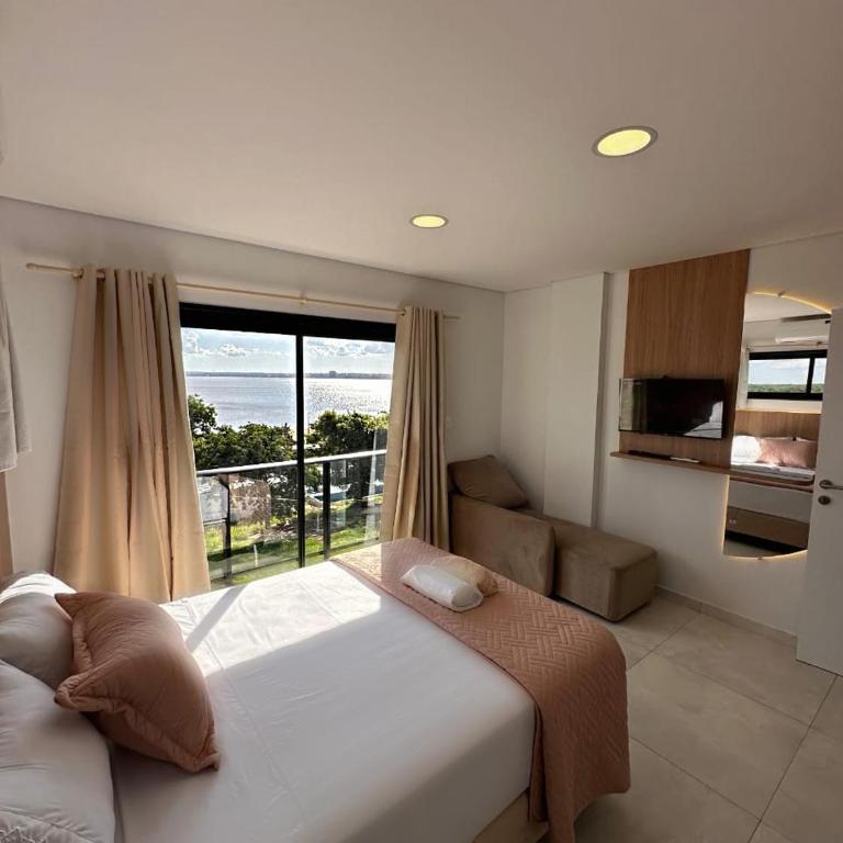 Paraná Beach Apart Hotel - Two-Bedroom Deluxe Apartment with Balcony - 3