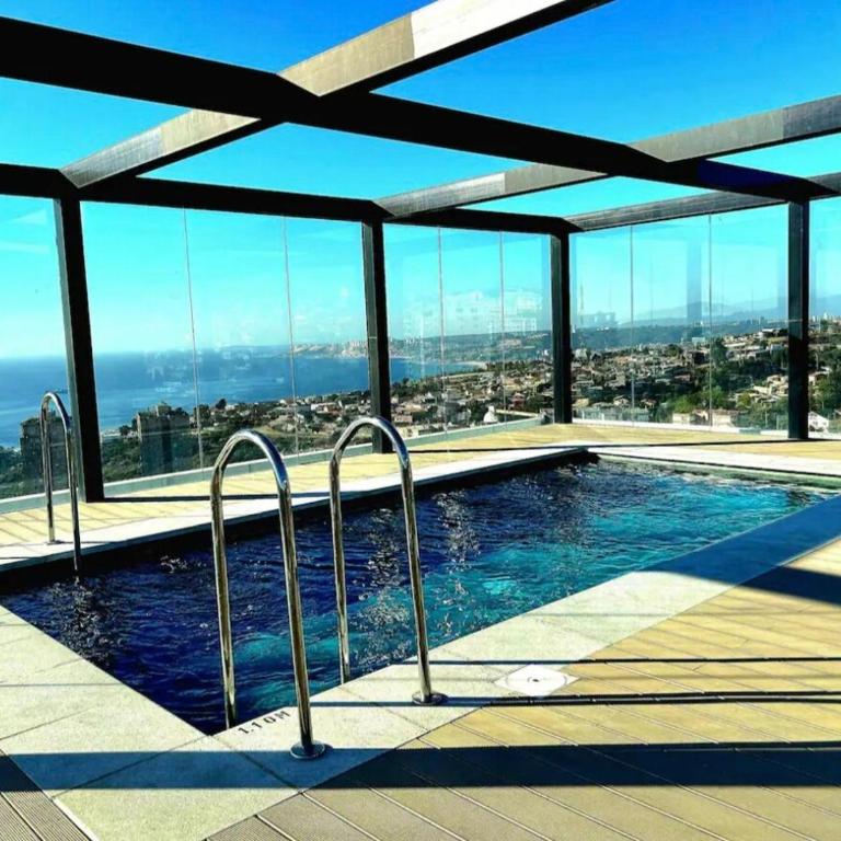 Departamento con piscina cercano a viña del mar - One-Bedroom Apartment - 15