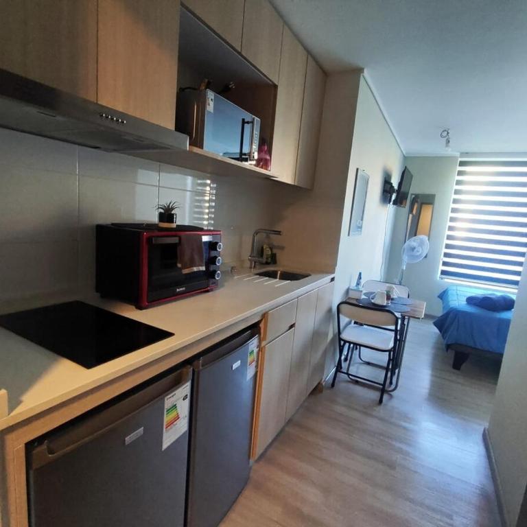 Departamento con piscina cercano a viña del mar - One-Bedroom Apartment - 2