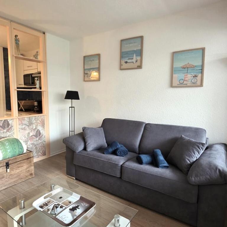 Studio 4 pers piscine plage à pied - Appartement - Vue sur Jardin - 38