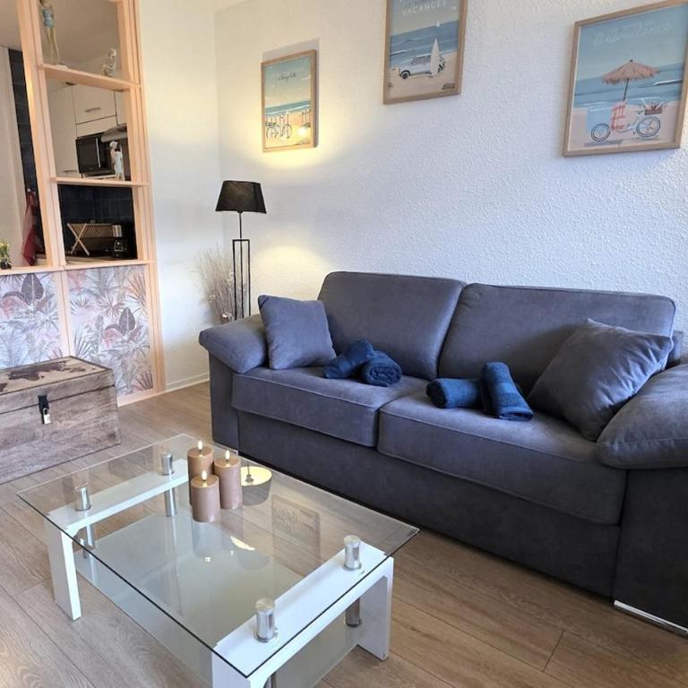 Studio 4 pers piscine plage à pied - Appartement - Vue sur Jardin - 32