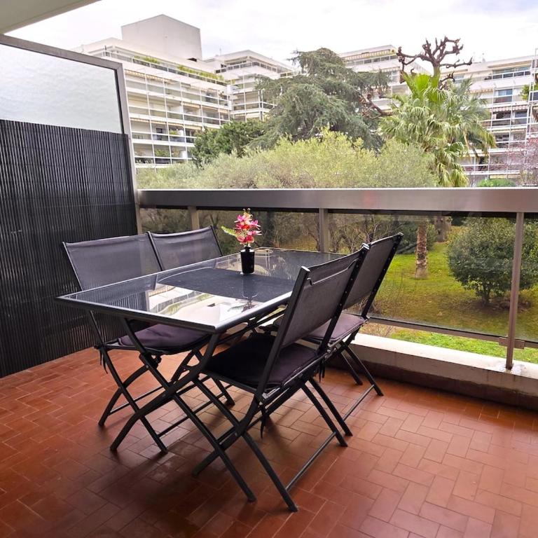 Studio 4 pers piscine plage à pied - Appartement - Vue sur Jardin - 12