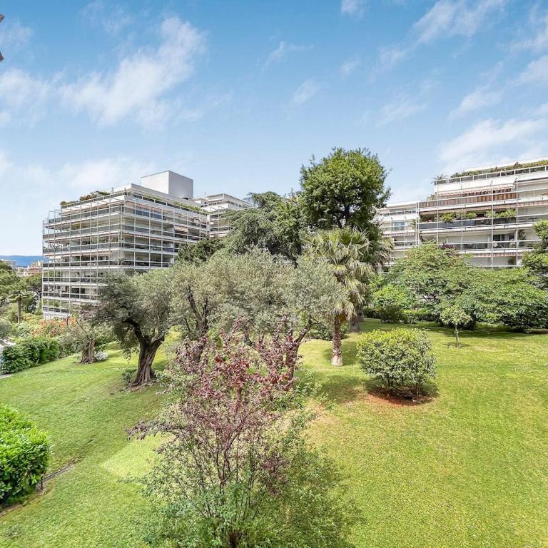 Studio 4 pers piscine plage à pied - Appartement - Vue sur Jardin - 10