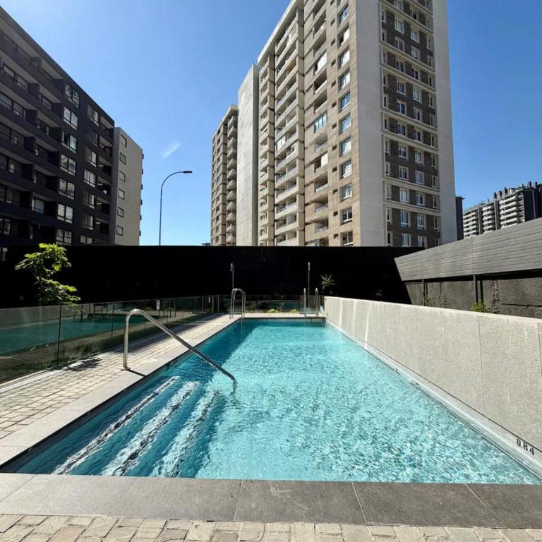 Departamento moderno en Ñuñoa, a pasos del metro Irarrazaval - One-Bedroom Apartment - 6