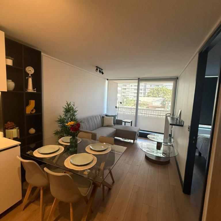 Departamento moderno en Ñuñoa, a pasos del metro Irarrazaval - One-Bedroom Apartment - 11