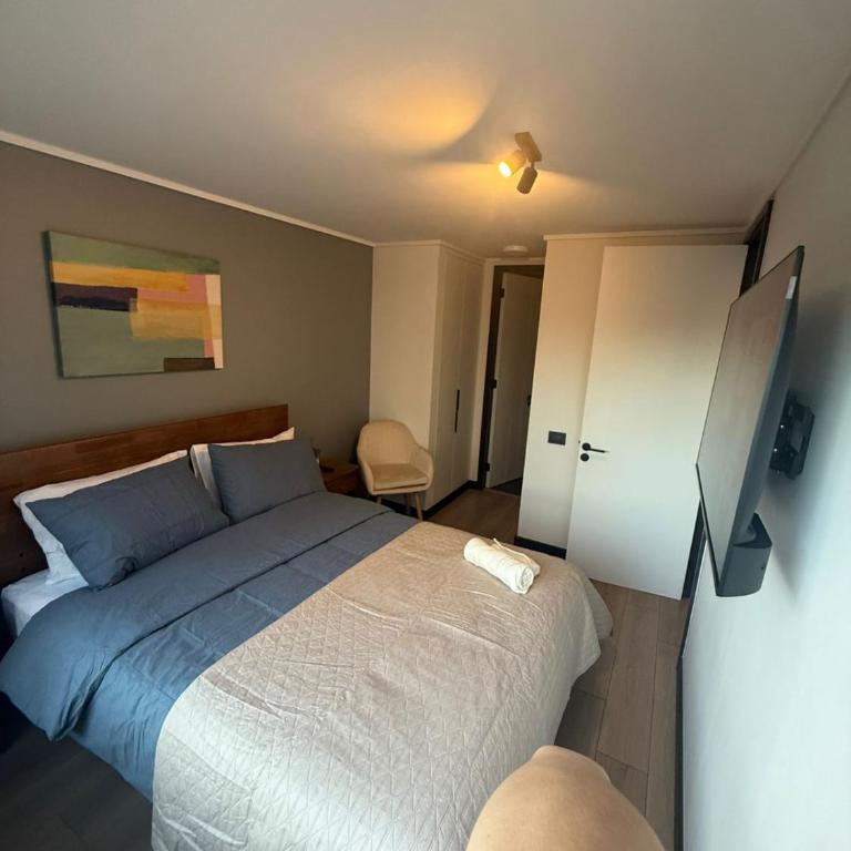 Departamento moderno en Ñuñoa, a pasos del metro Irarrazaval - One-Bedroom Apartment - 16