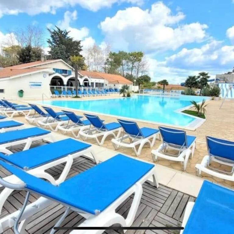 Rêve & Océan pour 6-8 pers, terrasse et piscine - Mobile Home - 5