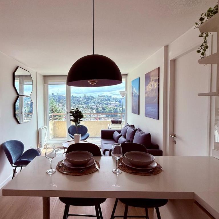 Comodo Depto con estacionamiento en Puerto Montt - Two-Bedroom Apartment with Balcony and Terrace - 7