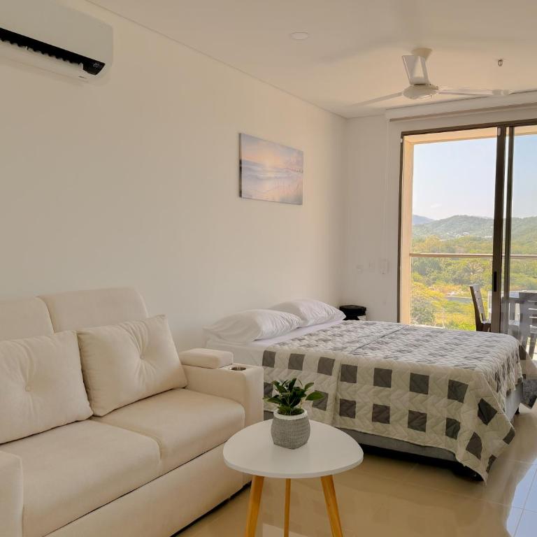 Aptos vacacionales para estrenar en Reserva del Mar II - Bedviajes - Estudio con balcón - 5