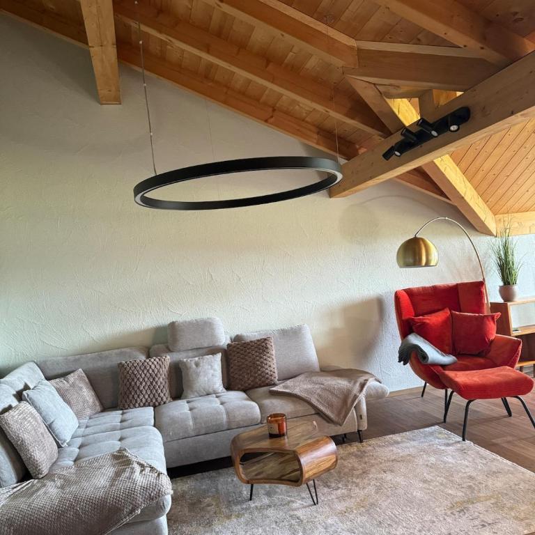 Berglounge Oberreute - Dein Allgäuer Logenplatz - Apartment mit 1 Schlafzimmer, Balkon und Bergblick - 9