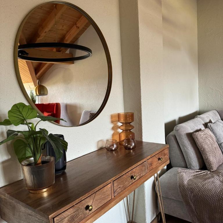 Berglounge Oberreute - Dein Allgäuer Logenplatz - Apartment mit 1 Schlafzimmer, Balkon und Bergblick - 8