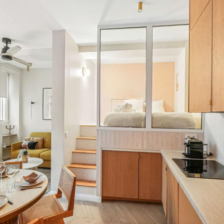 Modern & quiet flat- 1bdr 4P in the heart of Paris - Appartement - Rez-de-Chaussée - 1