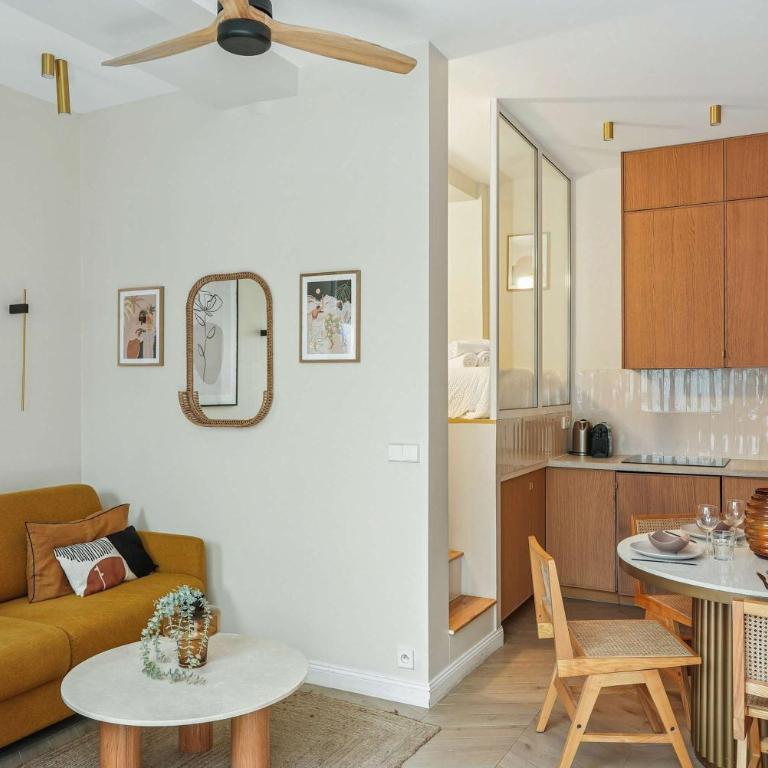 Modern & quiet flat- 1bdr 4P in the heart of Paris - Appartement - Rez-de-Chaussée - 5