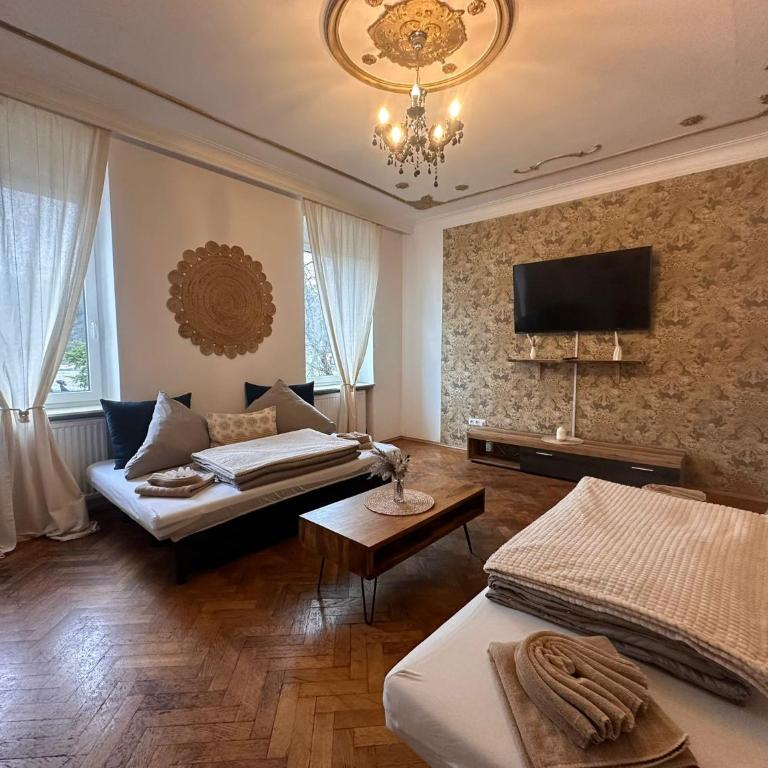 Urban Spacious Bright Apartment with DanubeView - Apartment mit 1 Schlafzimmer - 3