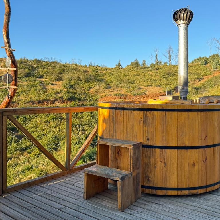 Domo Mirador Valle Escondido - Tinaja & Quincho - One-Bedroom Apartment - 12