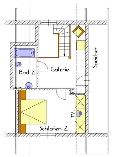 Frühholz - Das Ferienhaus - - Apartment mit 2 Schlafzimmern und Bergblick - 4