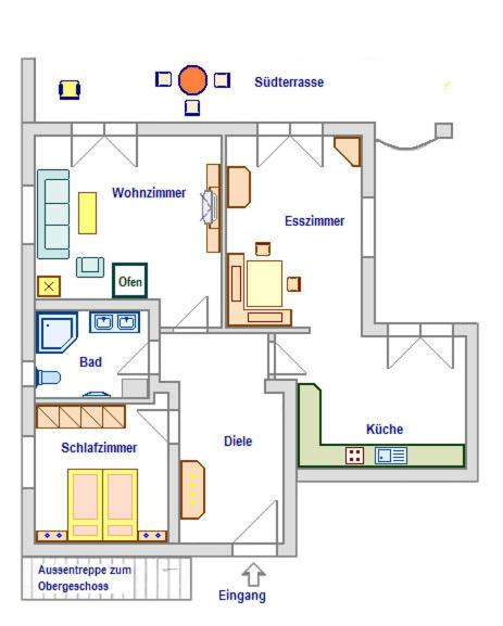 Frühholz - Das Ferienhaus - - Apartment mit 1 Schlafzimmer und Terrasse - 3
