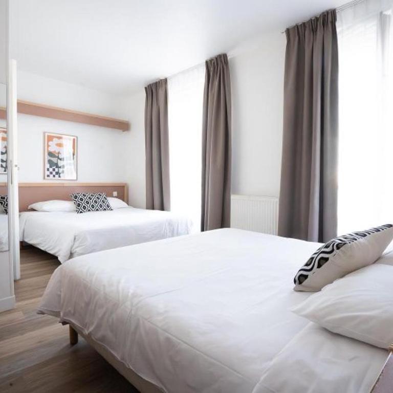 Hôtel Edgar Quinet - Chambre Lits Jumeaux - 2