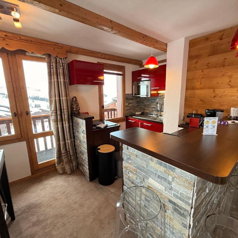 Appartement Ski aux pieds 3 ch balcon vue pistes et place parking - Appartamento con 3 Camere da Letto e con Balcone - 11
