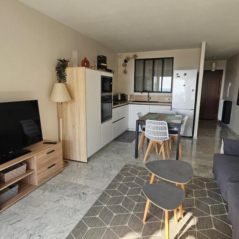 Le Syracuse - T2 - balcon vue mer - piscine - Parking - Apartment mit 1 Schlafzimmer - 1