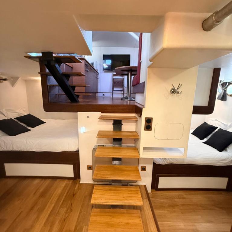 Cabine sur péniche à Bagatelle - Appartement 1 Chambre - 21