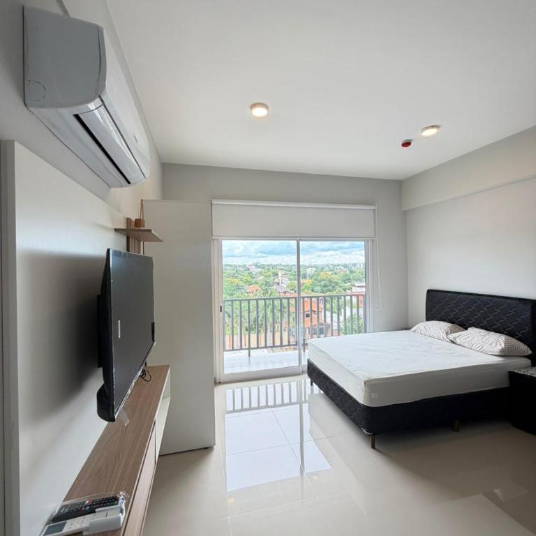 Departamento Monoambiente con piscina y vista en terraza - Apartamento de 1 dormitorio - 4