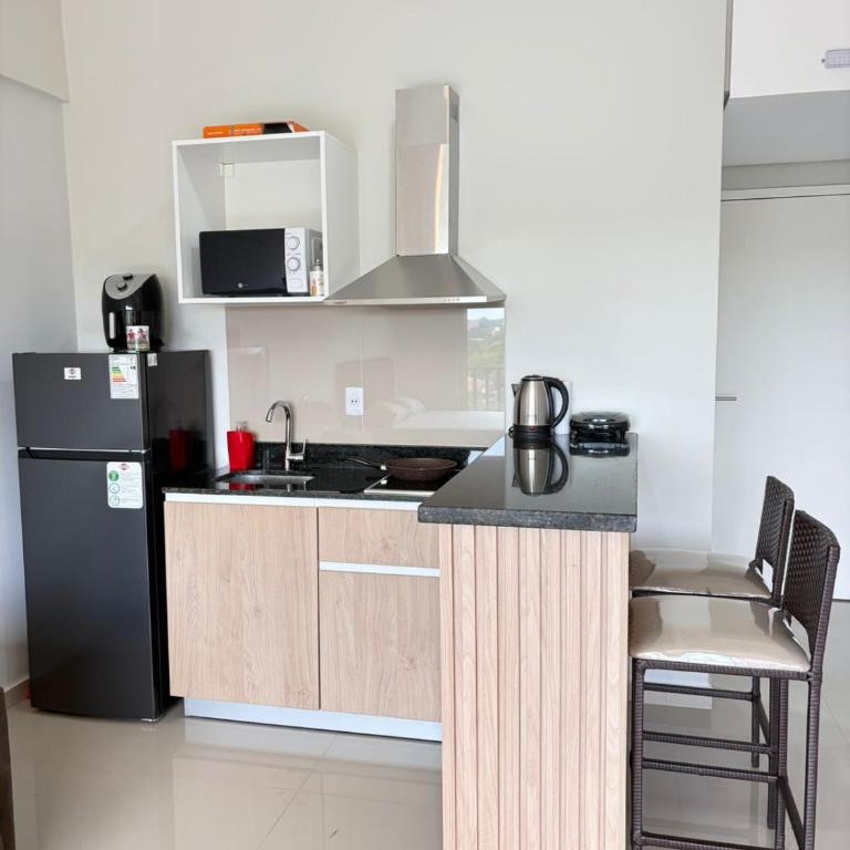 Departamento Monoambiente con piscina y vista en terraza - Apartamento de 1 dormitorio - 7