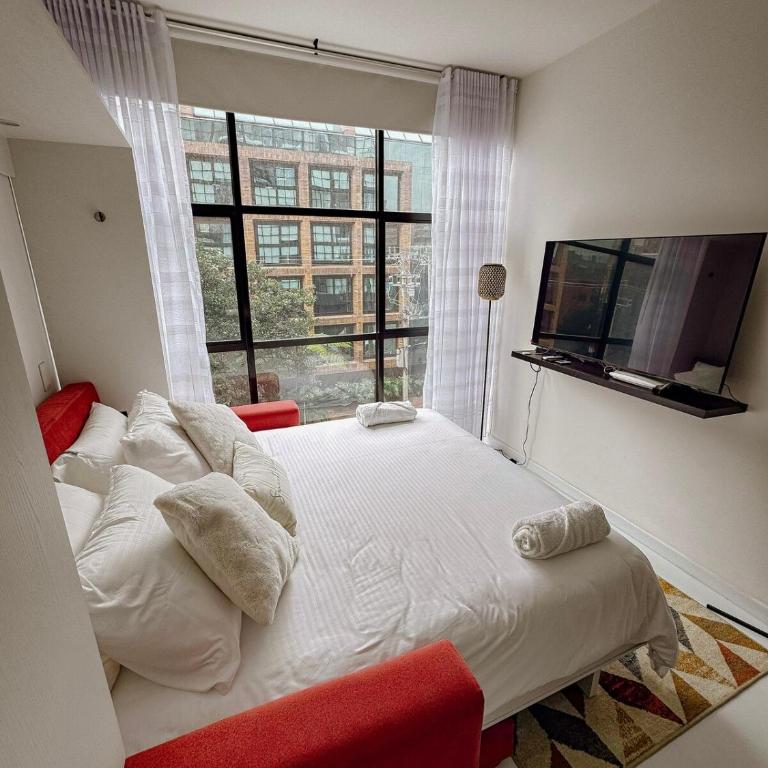 Loft moderno Park 93 con WiFi Cerca a embajadas - Apartamento de 1 dormitorio - 30