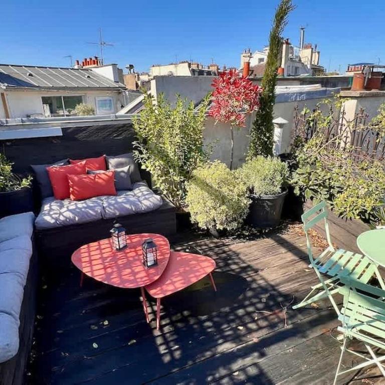 Rooftop Garden Triplex With AC Over Notre - Dame - Appartamento - 32