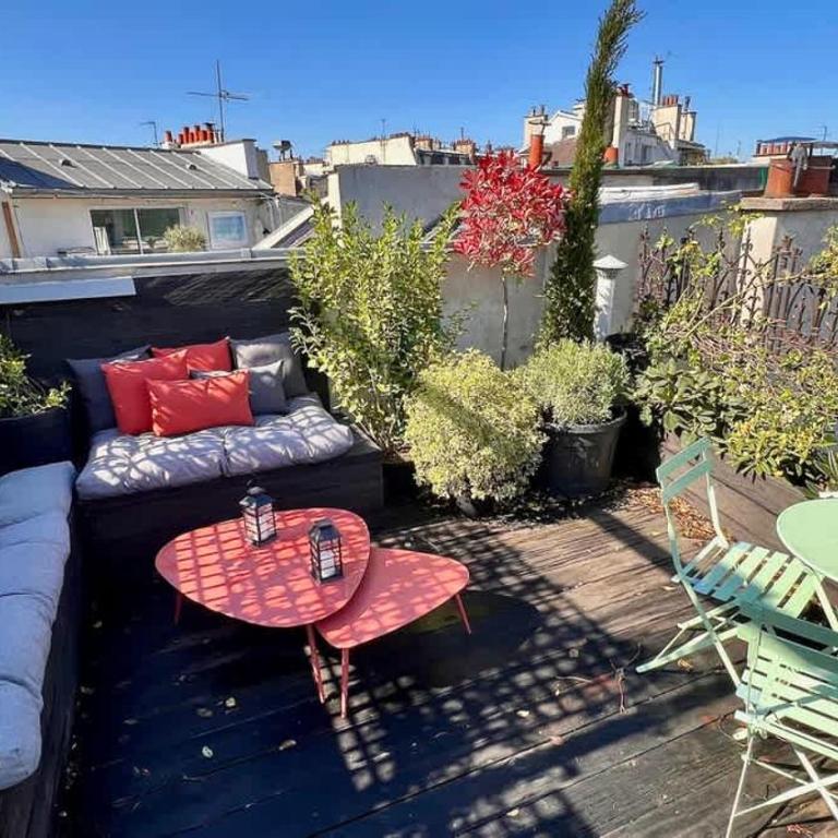 Rooftop Garden Triplex With AC Over Notre - Dame - Appartamento - 34
