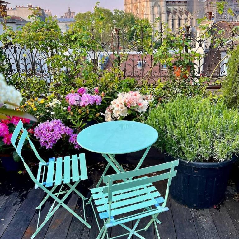 Rooftop Garden Triplex With AC Over Notre - Dame - Appartamento - 35