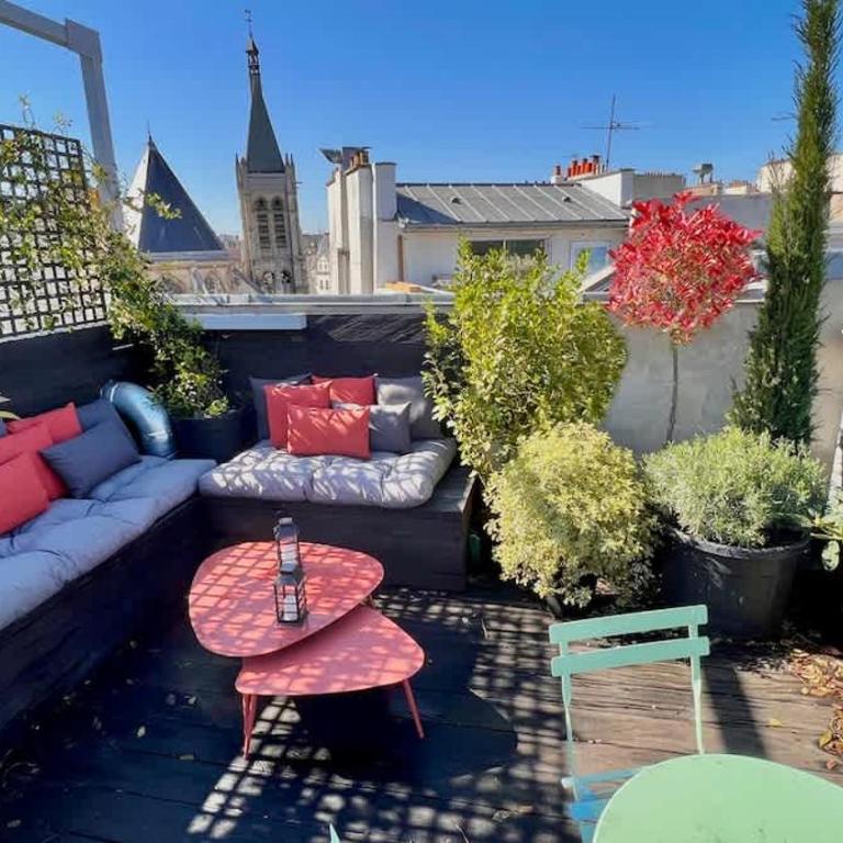 Rooftop Garden Triplex With AC Over Notre - Dame - Appartamento - 38