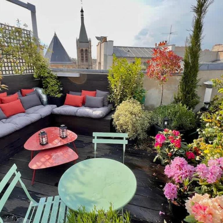 Rooftop Garden Triplex With AC Over Notre - Dame - Appartamento - 39
