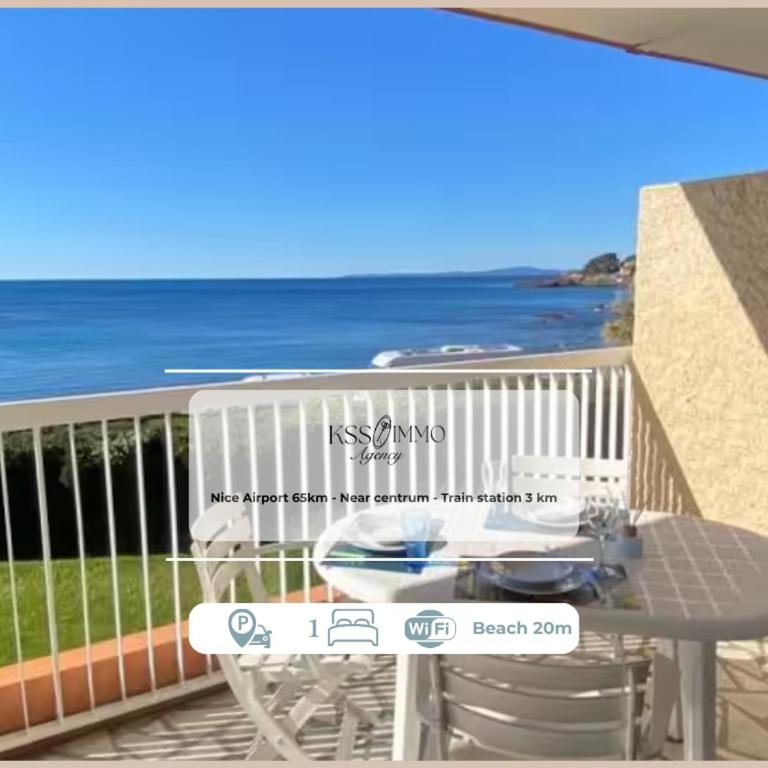 Vue mer 180 degrés - Wifi - Parking - Appartamento Monolocale con Vista Mare - 1