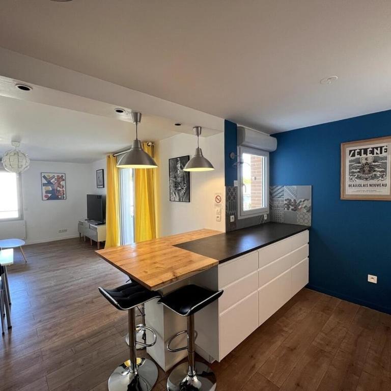 La Mêlée T3 Parking, Stade Toulousain, Airbus-Airport - Apartment mit 2 Schlafzimmern und Balkon - 9