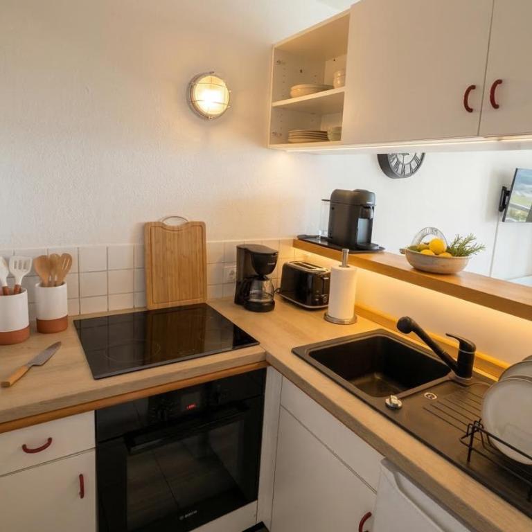 Au pied de la plage avec Vue Montagne & Étang 305 - Appartement 1 Chambre - 5