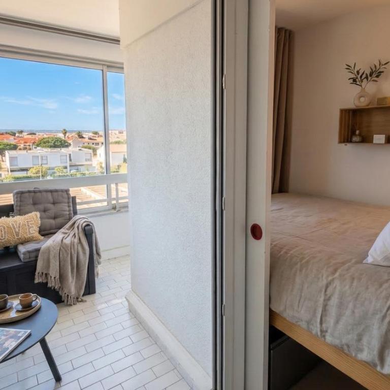 Au pied de la plage avec Vue Montagne & Étang 305 - Appartement 1 Chambre - 7