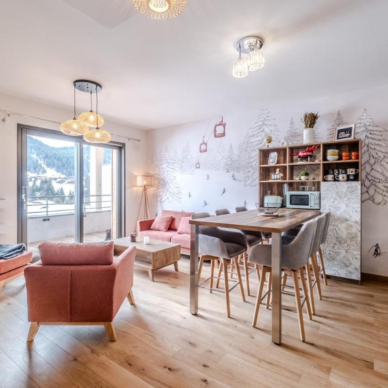 Les Gets - Nid du Chéry ski à pied vue panoramique - Apartamento de 2 dormitorios - 1