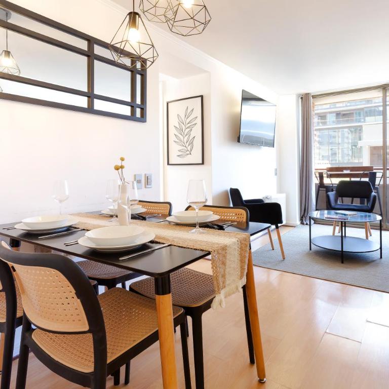 Dpto a pasos del Costanera center con aire acondicionado en Barrio el Golf - Two-Bedroom Apartment - 36