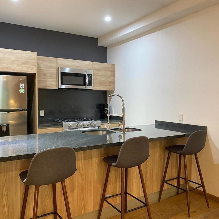 Amazing 3 bedrooms condo with pool La Roma Norte - Apartamento de 3 dormitorios - 9