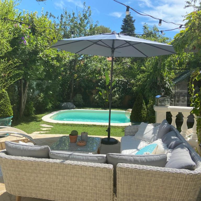 Cap d'Antibes 50m from the beach 3 bedrooms/Pool - Villa 3 Chambres - 3