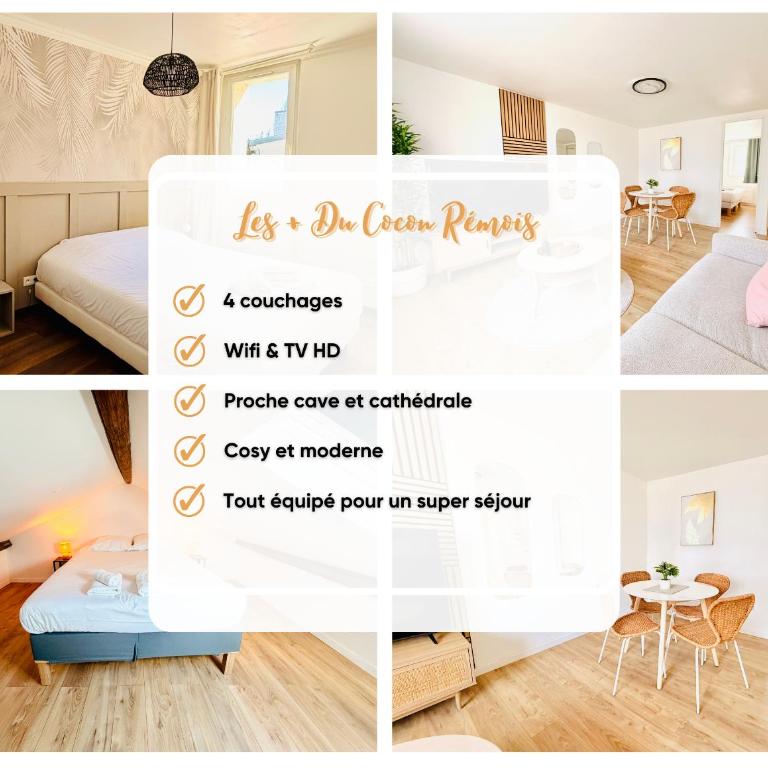 Le cocon Rémois - Near Station and City Center - Appartamento con 2 Camere da Letto - 29