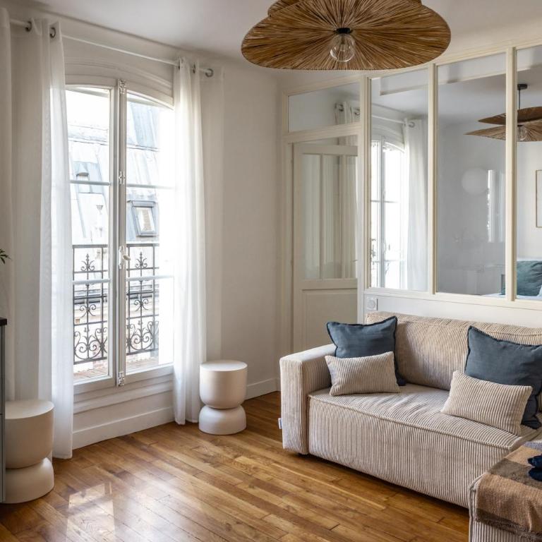 Elegant Sunlit Flat with Balcony near Parc Monceau - B94 - Appartement 1 Chambre - 7