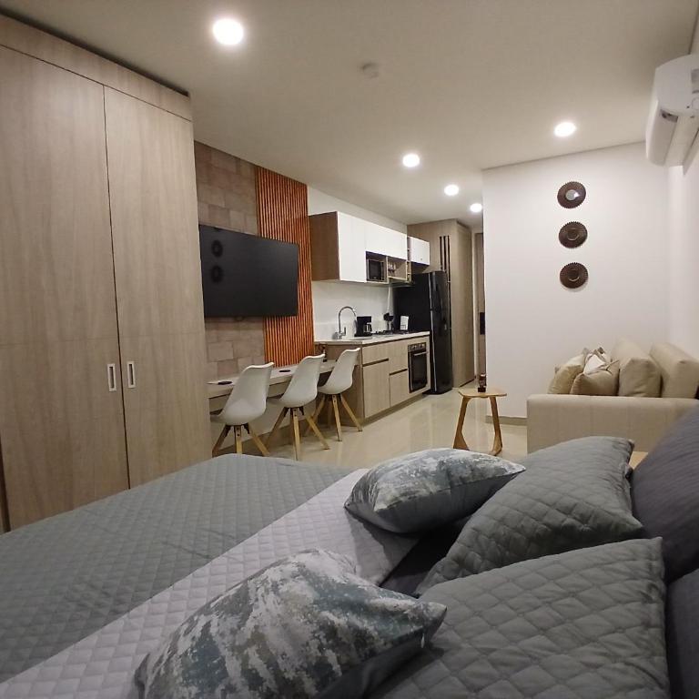 Apartamento Nuevo en Reserva del Mar 2 con Balcón y Piscina, Rodadero Sur, Santa Marta - Apartamento de 1 dormitorio - 2
