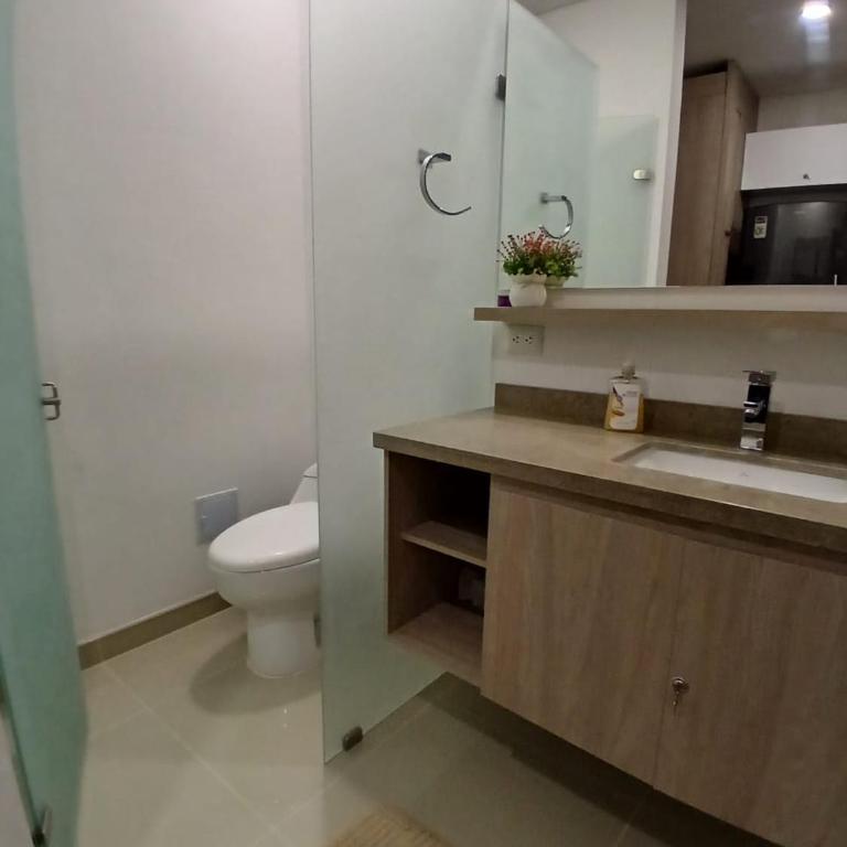 Apartamento Nuevo en Reserva del Mar 2 con Balcón y Piscina, Rodadero Sur, Santa Marta - Apartamento de 1 dormitorio - 12