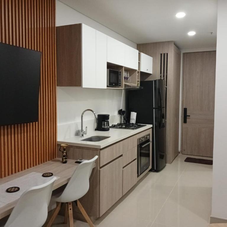Apartamento Nuevo en Reserva del Mar 2 con Balcón y Piscina, Rodadero Sur, Santa Marta - Apartamento de 1 dormitorio - 14