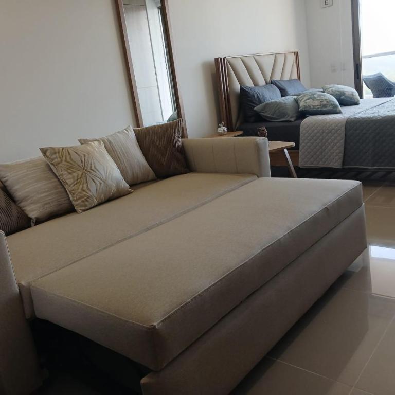 Apartamento Nuevo en Reserva del Mar 2 con Balcón y Piscina, Rodadero Sur, Santa Marta - Apartamento de 1 dormitorio - 19