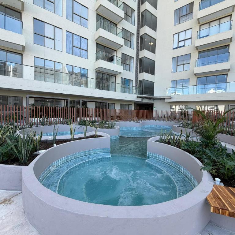 Apartamento Nuevo en Reserva del Mar 2 con Balcón y Piscina, Rodadero Sur, Santa Marta - Apartamento de 1 dormitorio - 40