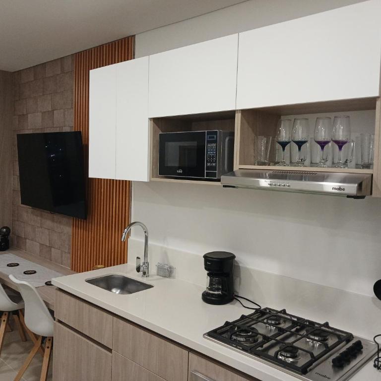 Apartamento Nuevo en Reserva del Mar 2 con Balcón y Piscina, Rodadero Sur, Santa Marta - Apartamento de 1 dormitorio - 26